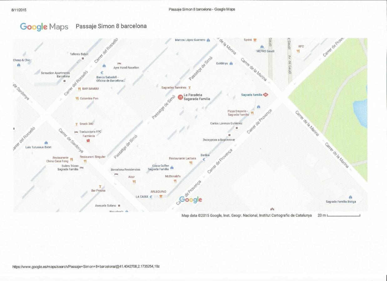 ברצלונה Sagrada Familia Apartament מראה חיצוני תמונה